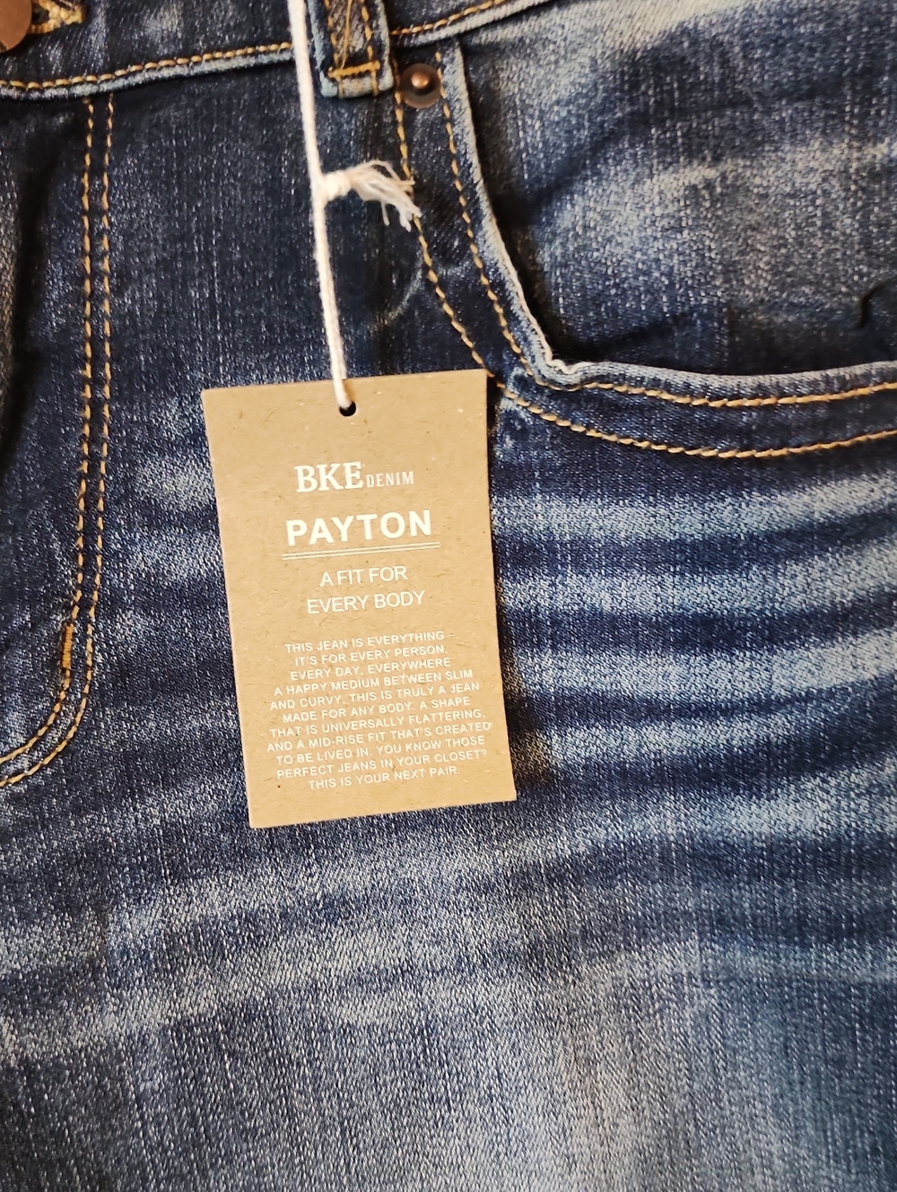 BKE Payton Universal Fit Mid Rise Straight NWT Size 31 - Picture 4 of 10